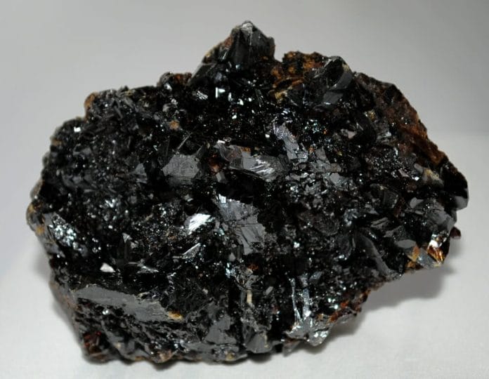 Black Sphalerite Crystals