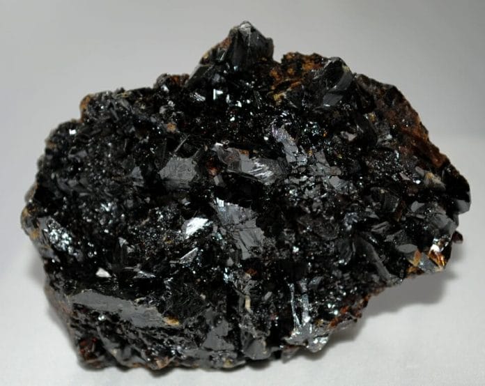 Black Sphalerite Crystals