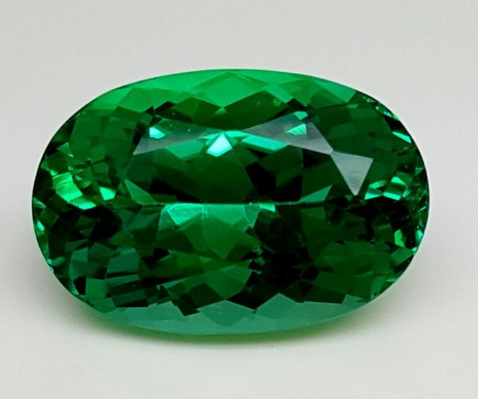 Green Hiddenite Gemstone