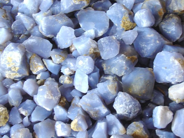 Madagascar Blue Chalcedony Stones