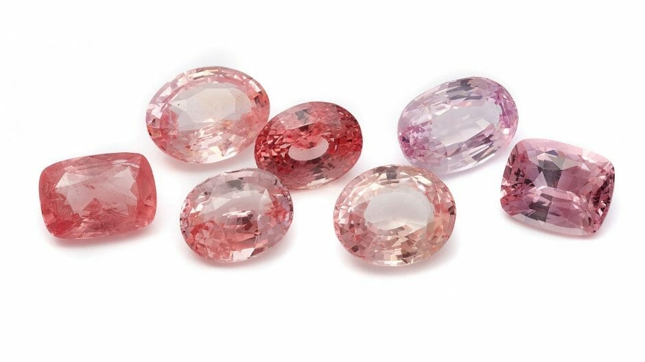 Padparadscha Sapphire Gemstones