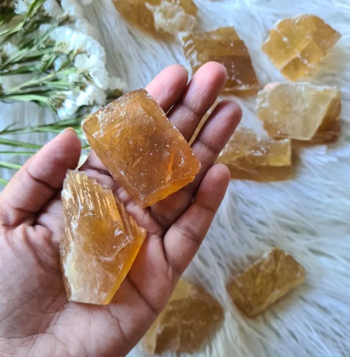 Physical Properties Of Honey Calcite Crystal