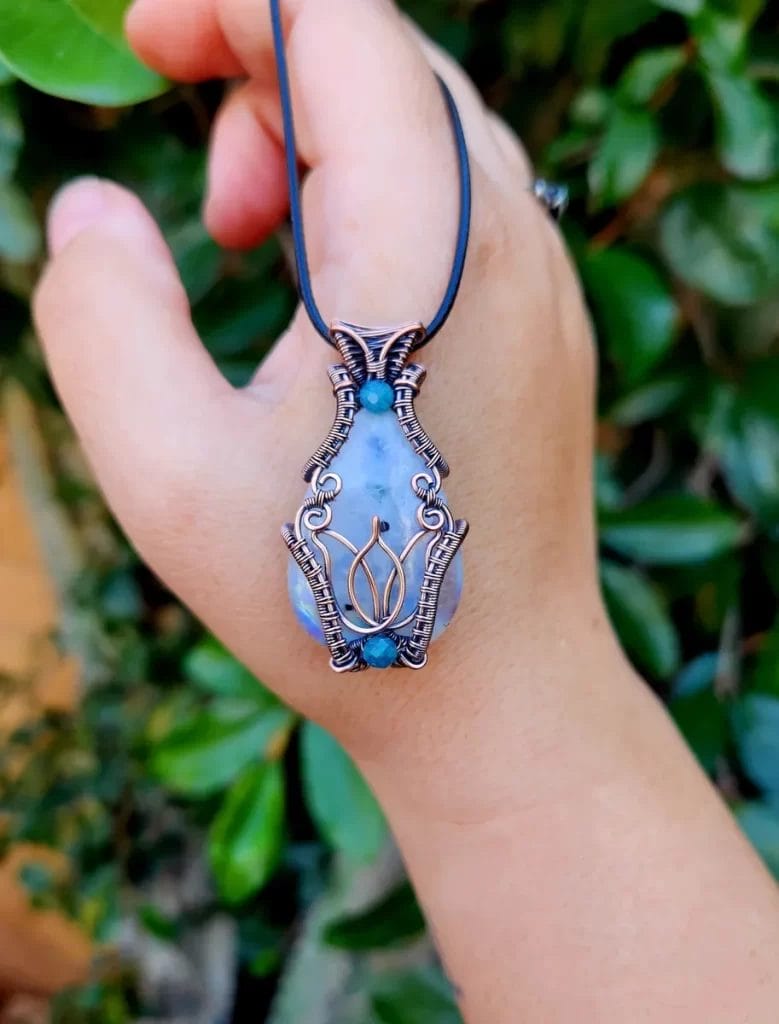 Rainbow Moonstone Talisman