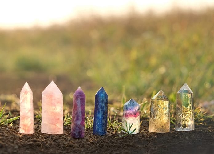 Bury Crystals in Soil