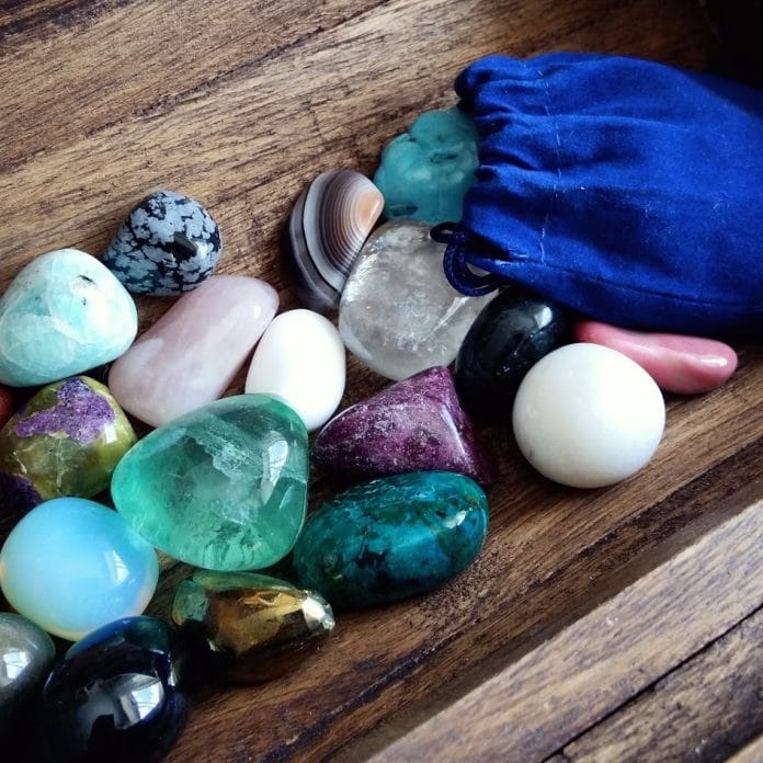 Carry Crystals for Productivity Around