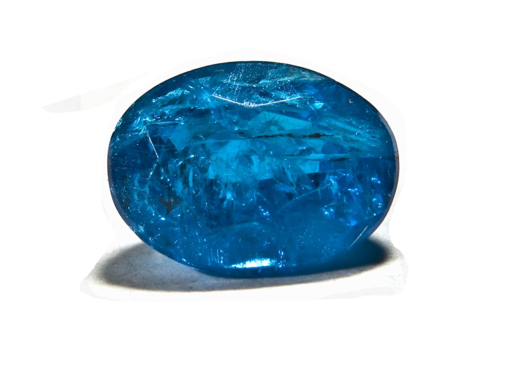 Blue Apatite Crystals