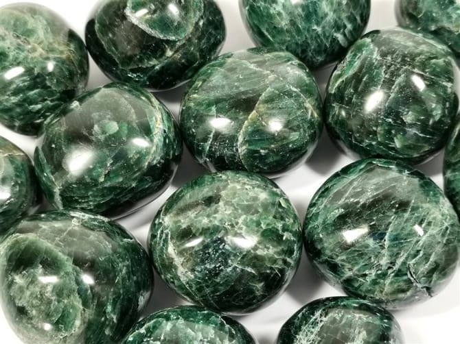 Green Apatite Crystals