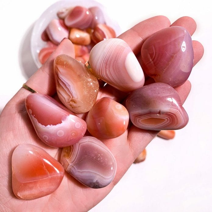 Botswana Apricot Agates