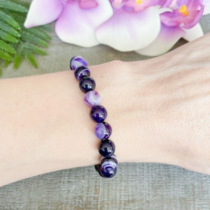 purple agate Jewelry