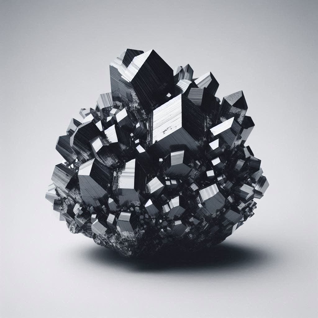 Black Sphalerite Crystals