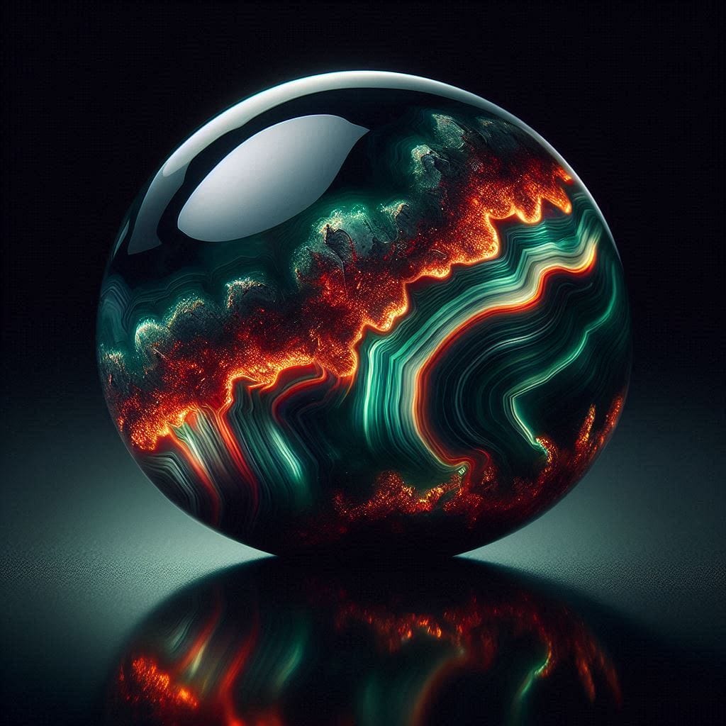 Deer Creek Fire Agate