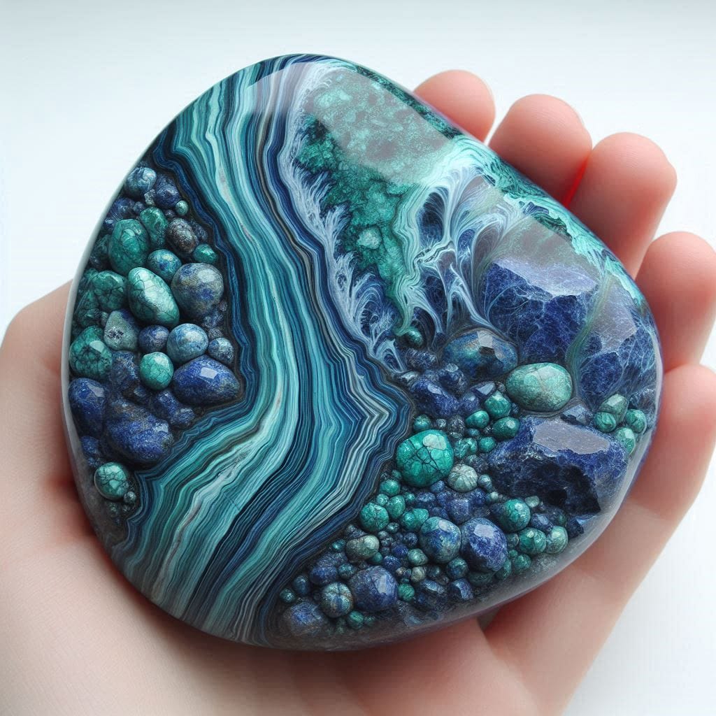 Fuchsite In Lapis Lazuli