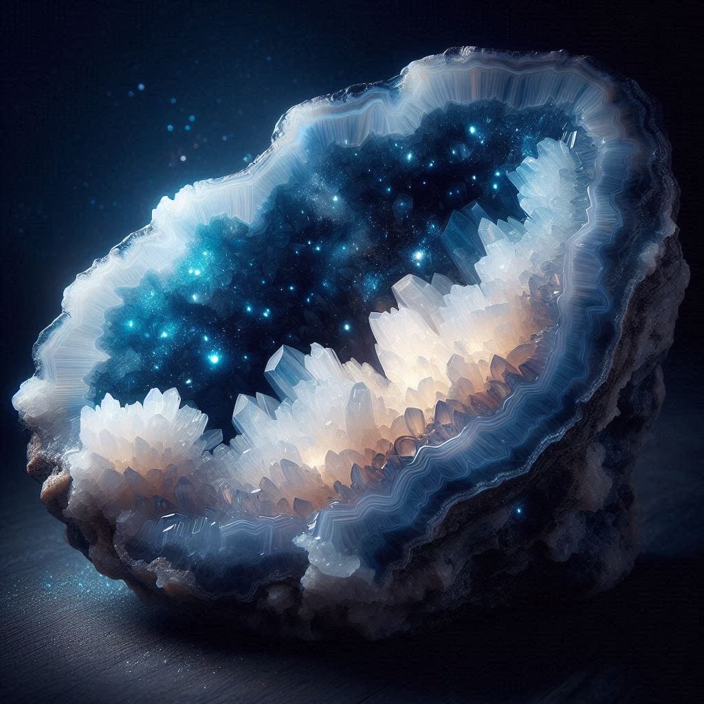 Geode Celestite