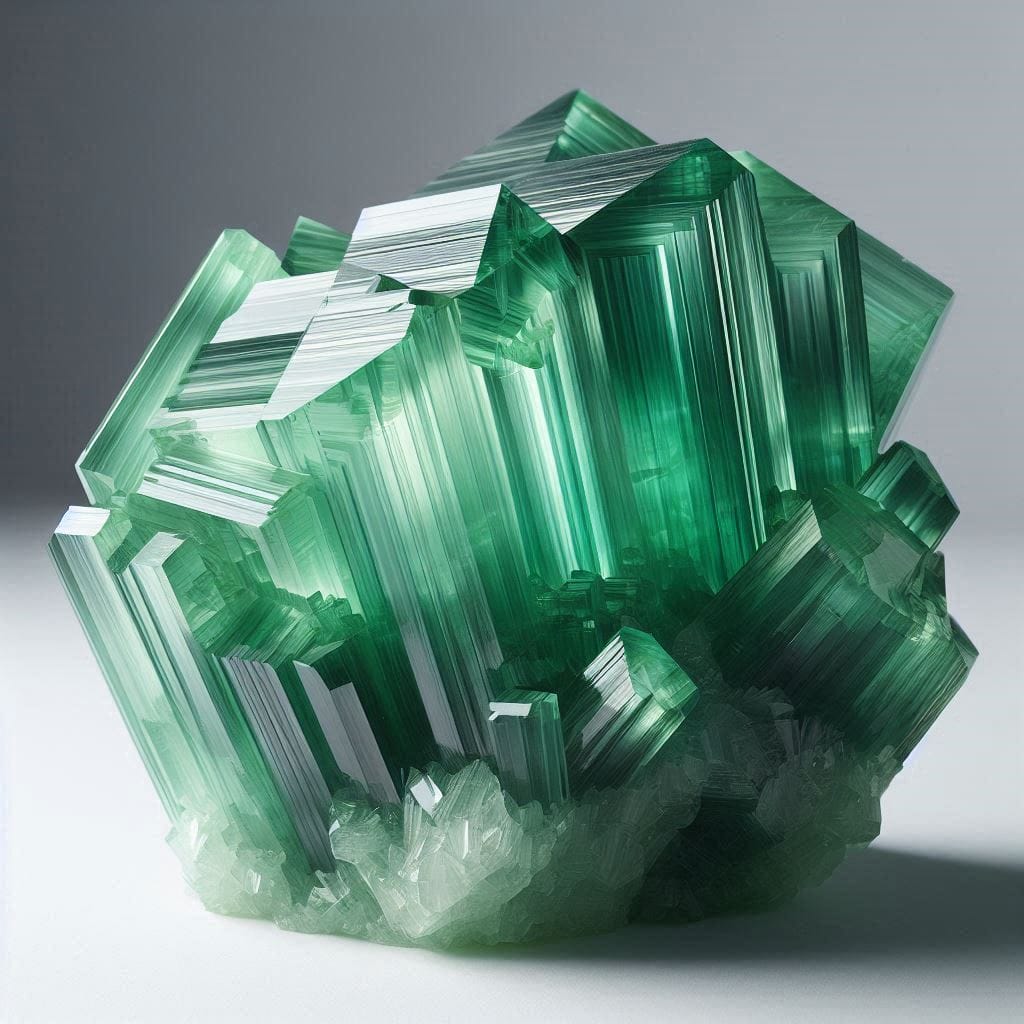 Green Heliodor Crystal