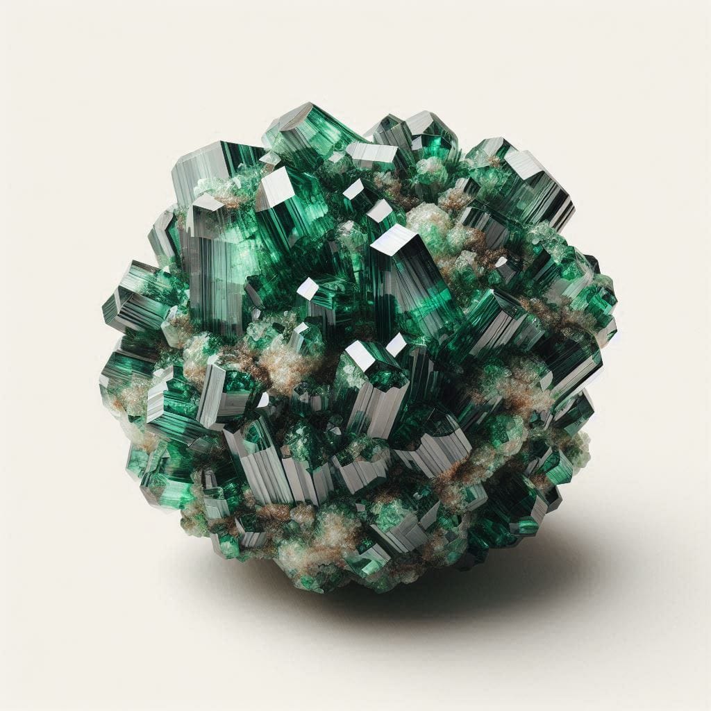 Green Sphalerite Crystals