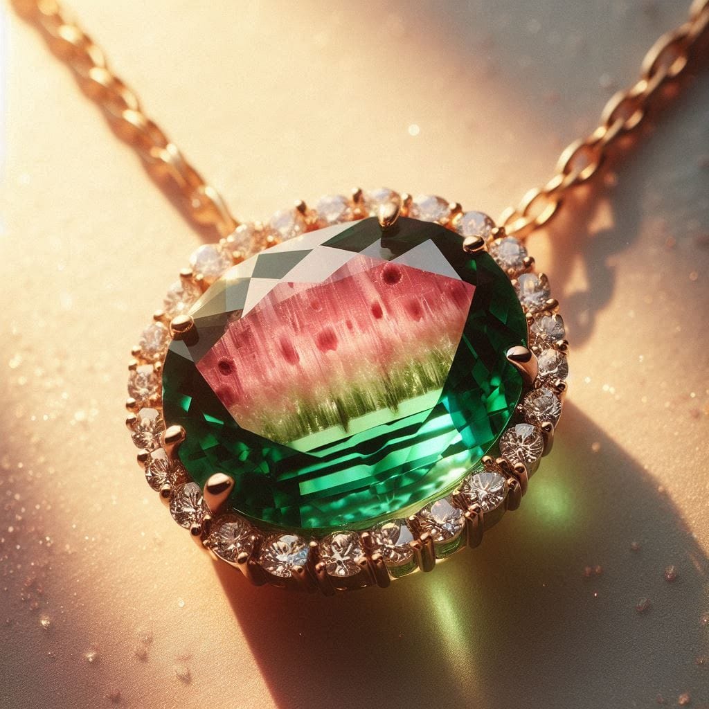 Tri-Color Watermelon Tourmaline