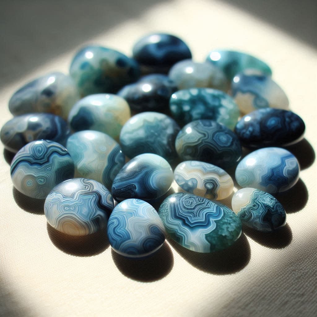 Blue Moss Agate