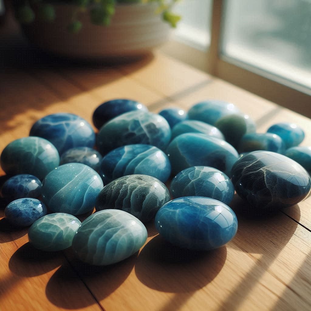 Physical Properties Of Blue Apatite Stones