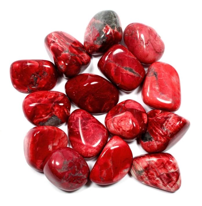 Red howlite