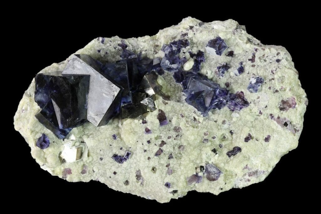 Arsenopyrite Fluorite Cluster