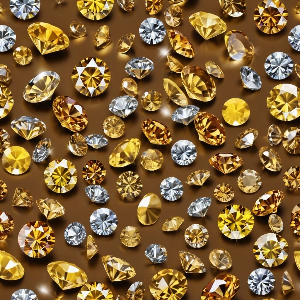 color grading scale and make up clear diamonds