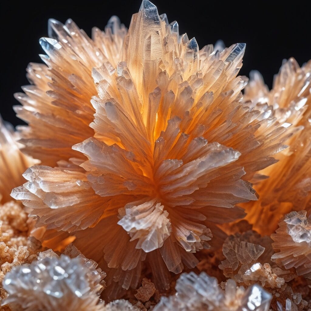 Aragonite Star Cluster