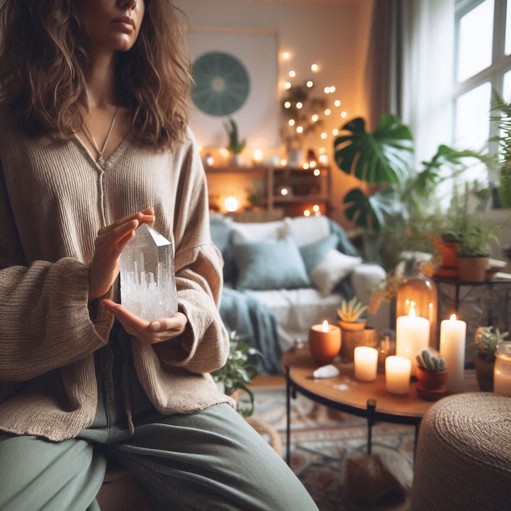 How to Use Selenite Crystals for Balancing Home Energy