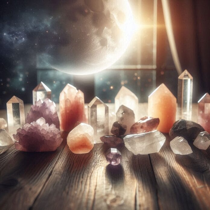 crystals lunar eclipses