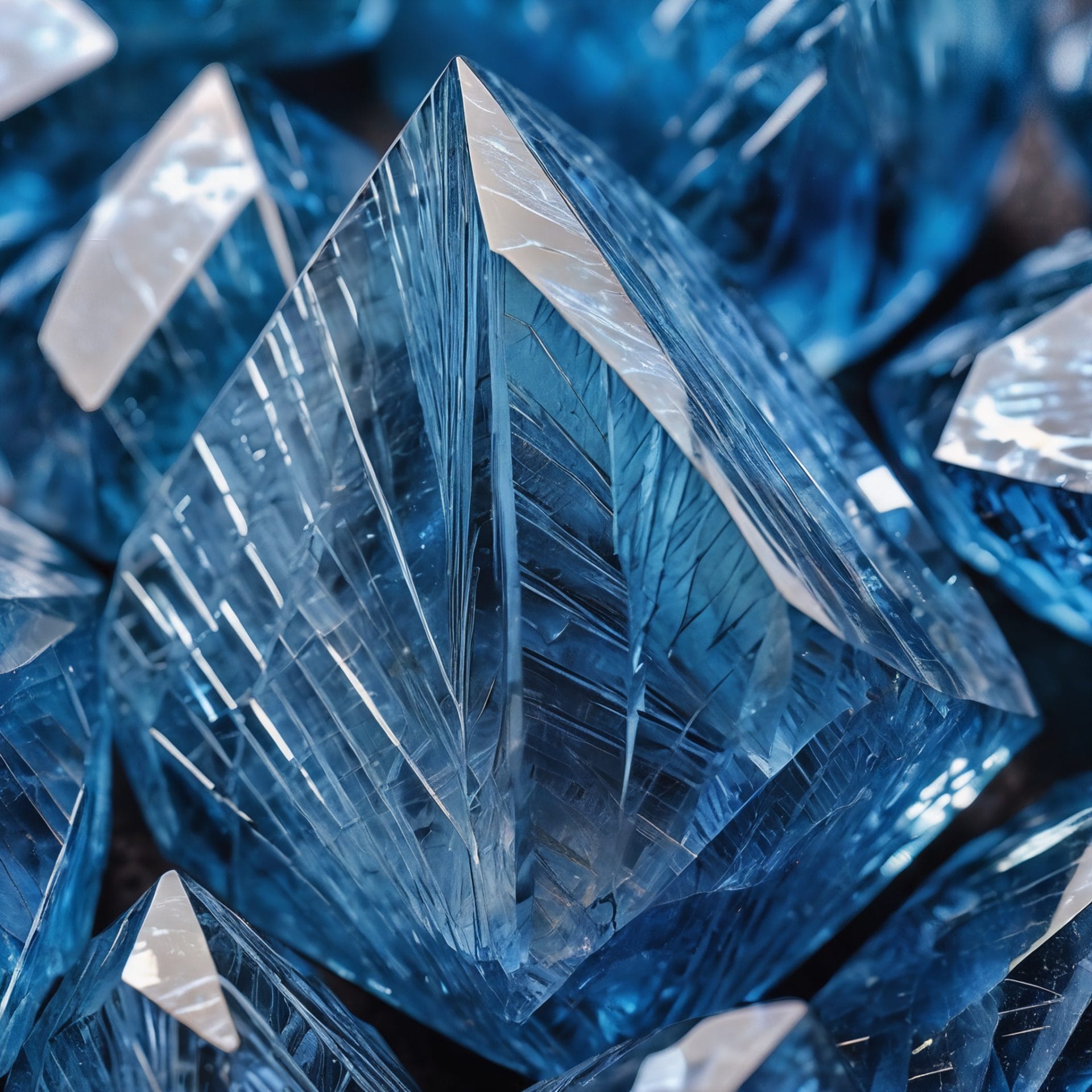 Blue Rutilated Quartz