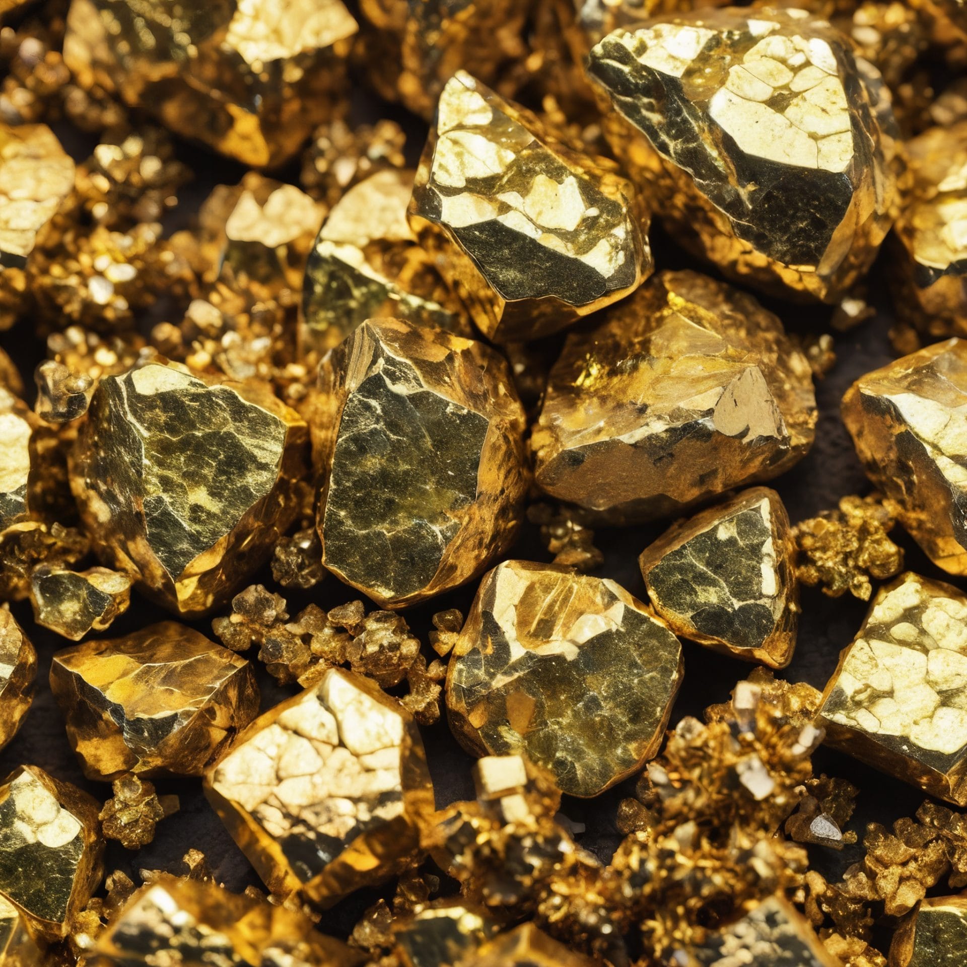 Golden Chalcopyrite Ores