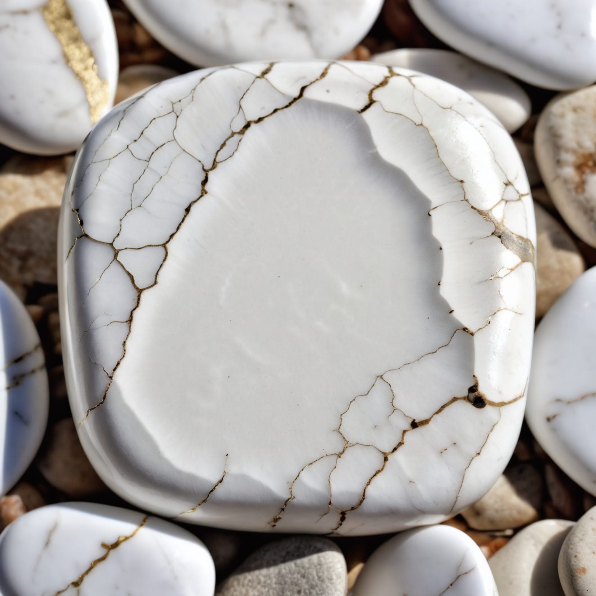 White Howlite Stone