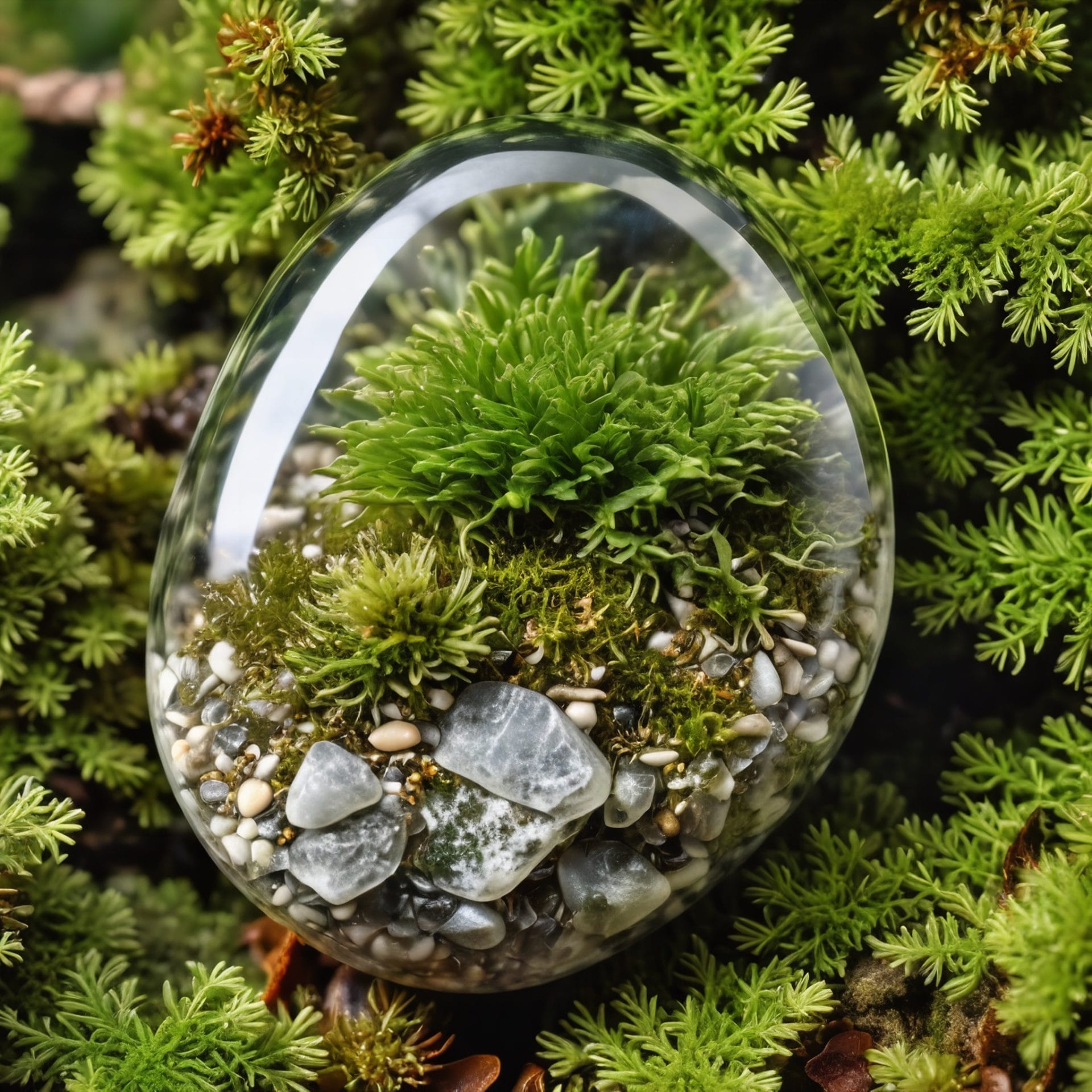 Moss Lodolite Crystals