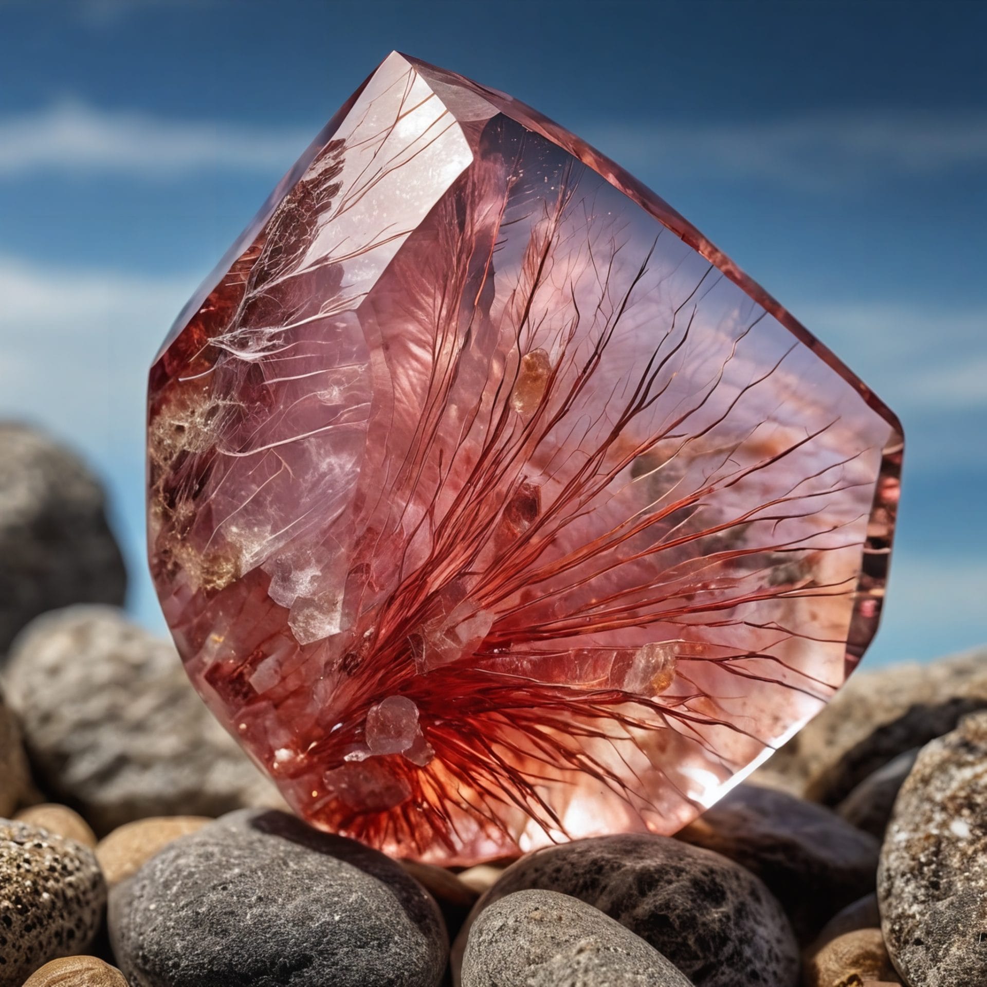 Red Rutilated Quartz