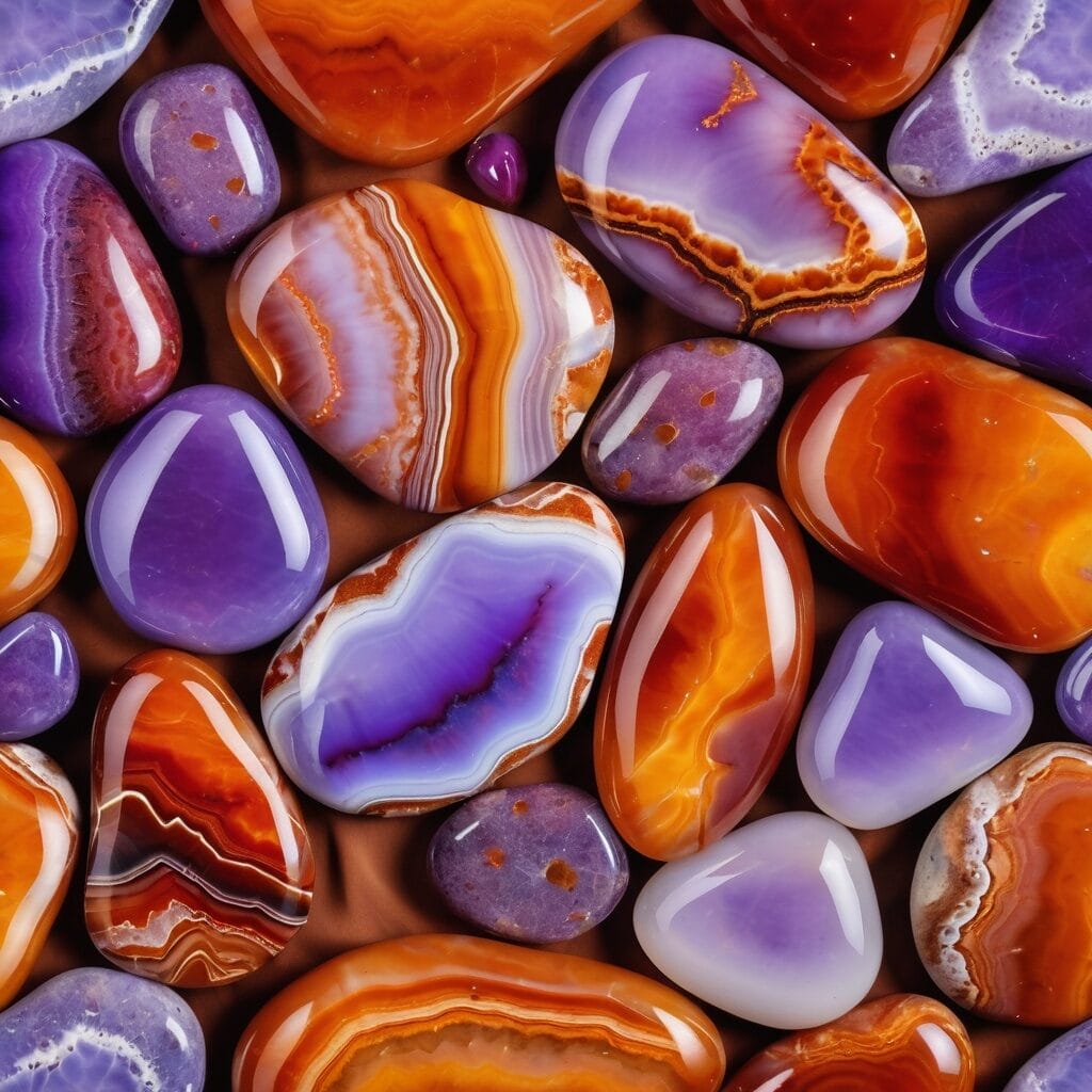 Violet Flame Agate