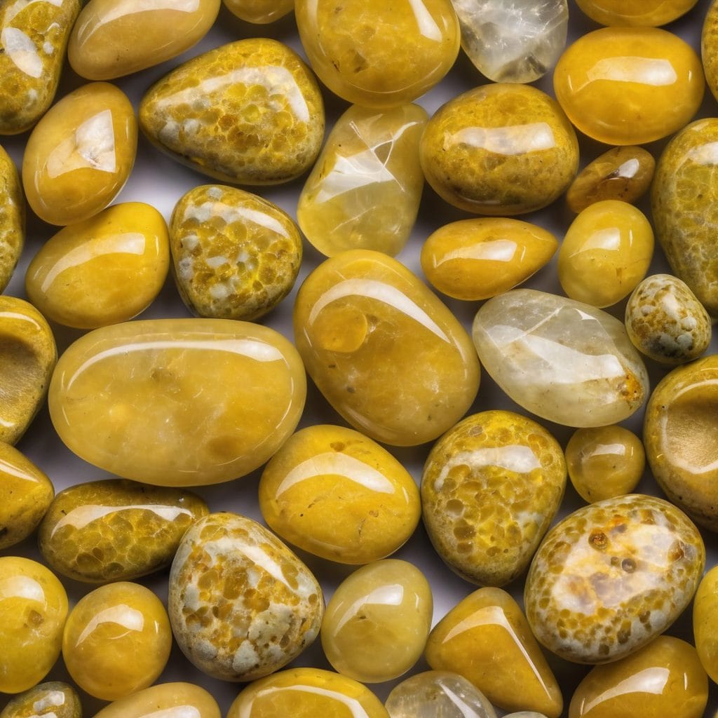Yellow Apatite Crystals