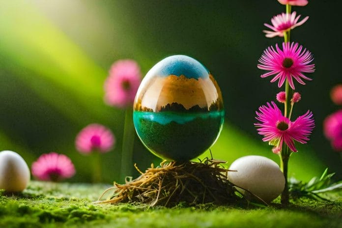 easter renewal rebirth crystals