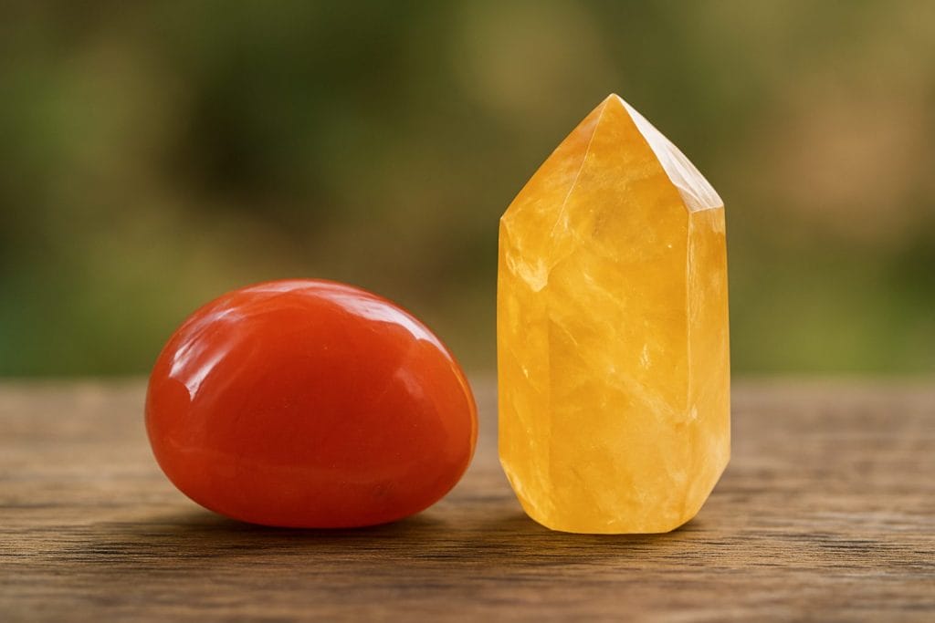 Carnelian and Citrine