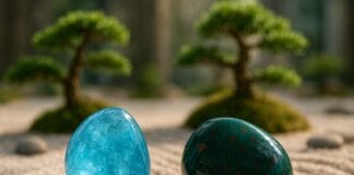 Aquamarine and Bloodstone for Pisces Aries Season