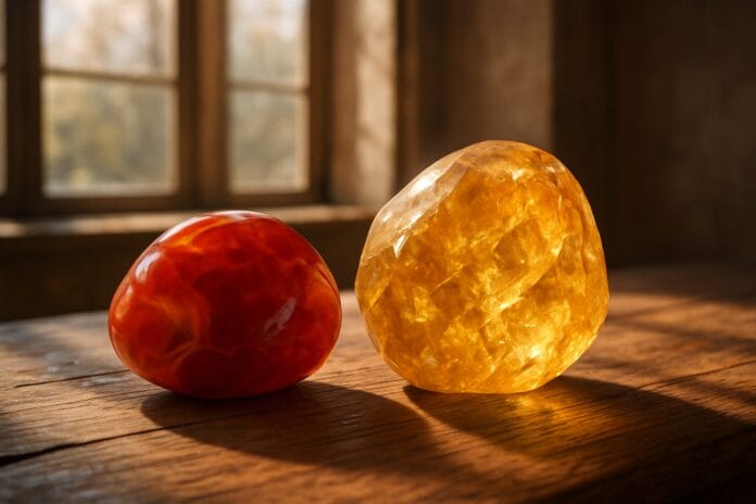 Carnelian vs Citrine Meaning and Uses