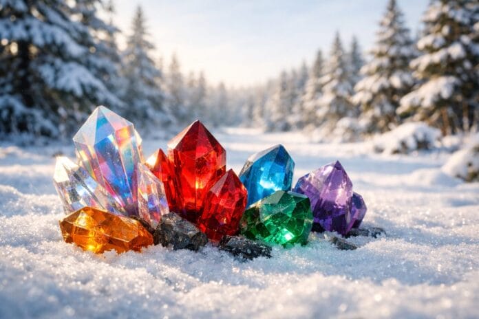 multicolor crystals